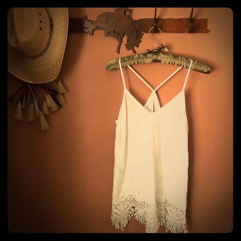 New Acemi white cotton blouse, size Small.